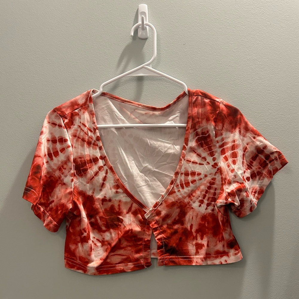 SHEIN curve tie dye shrug. Size 0XL